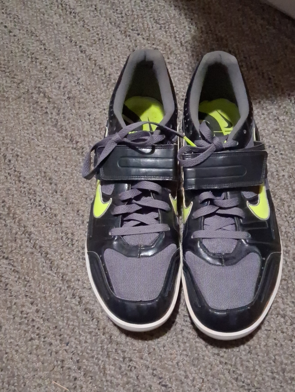 Nike Men's Black, Gray & Neon Yellow Sneakers
